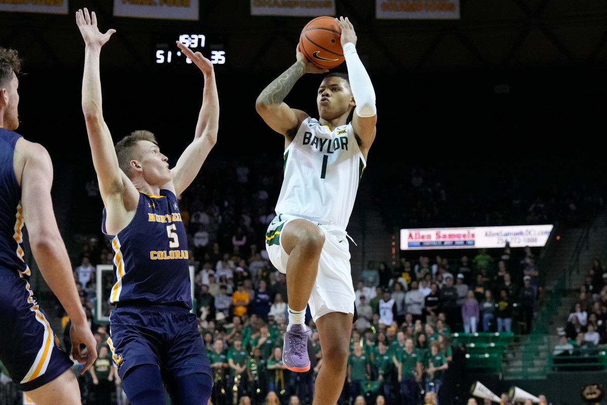 Tennessee CG Dalton Knecht playing for Nothern Colorado against Baylor in Waco, Texas, on November 14, 2022. (Photo by Chris Jones of USA Today Sports)